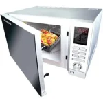 ⁦ميكرويف تورنيدو سعة 25 لتر 900 وات مع شواية - فضي⁩ - الصورة ⁦3⁩