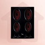 موقد اي كوك 4 شعلة كهربائي 60 سم من يونيون اير