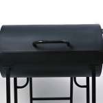 ⁦شواية فحم دابل برميل ارفف جانبية K-3582 لون أسود⁩ - الصورة ⁦6⁩