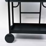 ⁦شواية فحم دابل برميل ارفف جانبية K-3582 لون أسود⁩ - الصورة ⁦8⁩