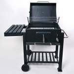 ⁦شواية فحم ميكانيزم مربعة بعجل K-3583 لون أسود⁩ - الصورة ⁦6⁩