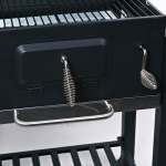 ⁦شواية فحم ميكانيزم مربعة بعجل K-3583 لون أسود⁩ - الصورة ⁦8⁩