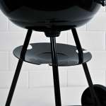 ⁦شواية فحم دائرية بالغطاء 3 أرجل بالعجل K-3587 مقاس 42 سم⁩ - الصورة ⁦4⁩