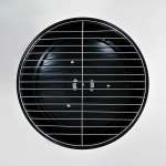 ⁦شواية فحم دائرية بالغطاء 3 أرجل بالعجل K-3587 مقاس 42 سم⁩ - الصورة ⁦2⁩