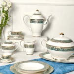 طقم سفرة ميكاسا بورسلين ار تي L-10061136052 بنجلاديش 113 قطعة